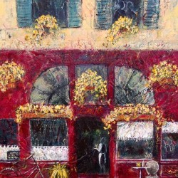 French café 2 Acrylic on canvas Size 30 x 23 each $ 180 each