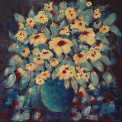 Jan Primmer - Blue Vase 90 X 90