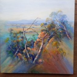 Carolyn Bilson Scenery Tress Street studio exhibition 23 24