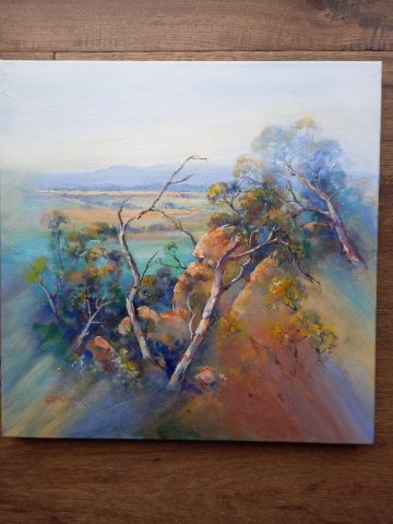 Carolyn Bilson Scenery Tress Street studio exhibition 23 24